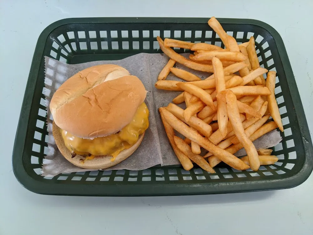 Cheeseburger and Fries