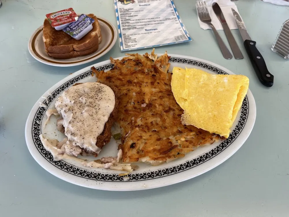 Half Eaten Chicken Fried Steak